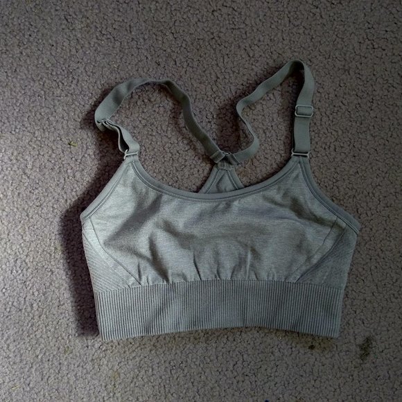 All in Motion - Gray Seamless Sports Bra Size S - Picture 1 of 3